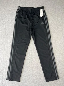 Adidas Essentials Tricot Sweatpants Mens L Black Tapered Zip Legs Primegreen - Picture 1 of 13