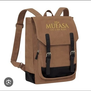NEW Official Movie Disney Mufasa The Lion King Canvas Backpack Limited Edition - Picture 1 of 7