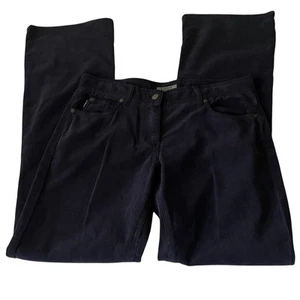 Burberry London Sz 8 Corduroy Bootcut Pants 5-Pocket Italy Country Work Staple - Picture 1 of 12