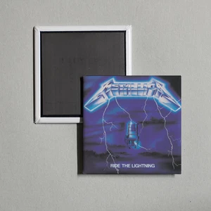 Metallica - Ride The Lightning (Deluxe Remaster Album Cover Locker Fridge Magnet - Picture 1 of 2