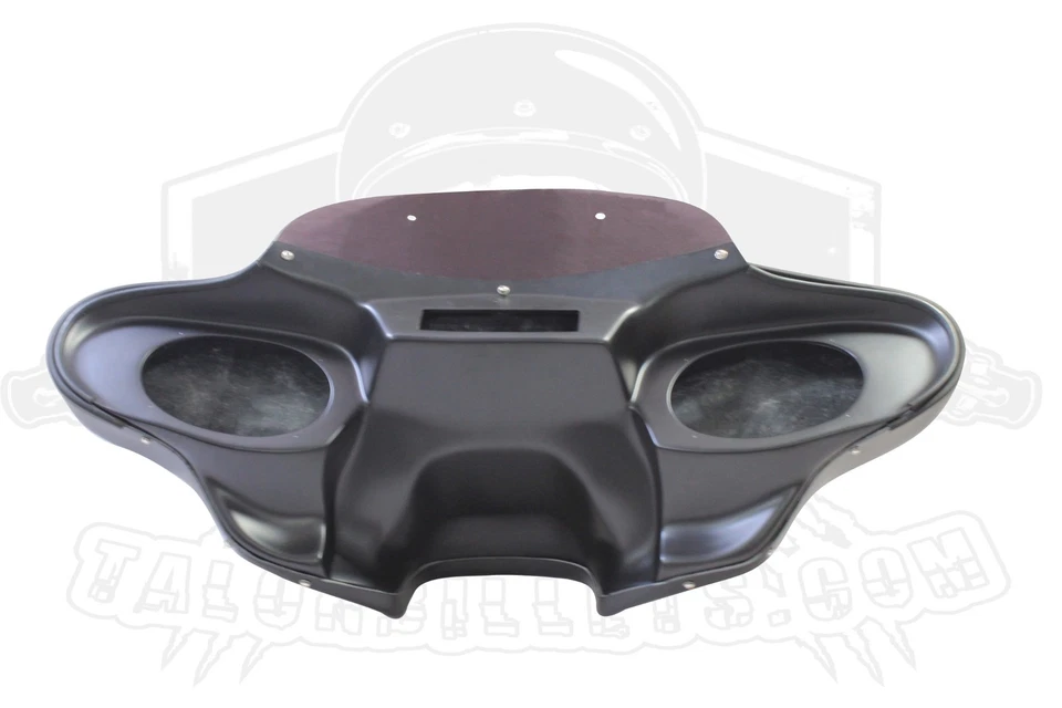 CARENADO MURCIÉLAGO PARABRISAS 4 YAMAHA VSTAR V STAR 1300 PROTECTOR 6x9" AGUJEROS FIBRA Foto 1 de 4