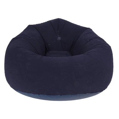 2X(GroßEs Aufblasbares Sofa, Stuhl, Sitzsack, Beflockung, PVC, Garten, Loun3135 - Bild 1 von 4