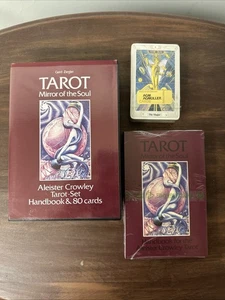 TAROT MIRROR OF THE SOUL ALEISTER CROWLEY Ziegler TAROT SEALED Cards & Book - Picture 1 of 8