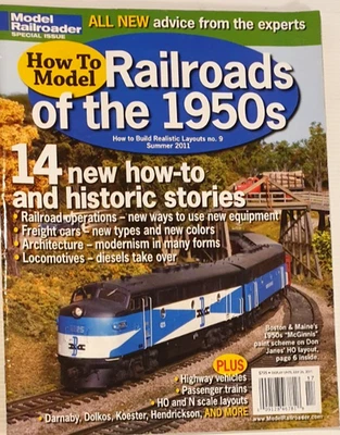 MODEL RAILROADER Magazine How to Model Railroads of the 1950s - Special Issue. - Image 1 of 4