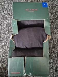 Ted Baker LONDON Herren 3er Pack Large Cotton Stretch Crew Neck T-Shirt Tee Schwarz - Bild 1 von 2