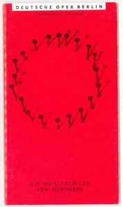 Programm Deutsche Oper Berlin 25.12.1996 Meistersinger Christian Thielemann - Bild 1 von 2