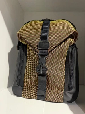 NEW Tumi ALPHA BRAVO BARKSDALE Ballistic Nylon 17.75” Backpack - RED LIME WEAVE - Image 1 of 4