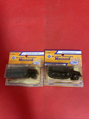 Roco Minitanks Escala 1/87 Segunda Guerra Mundial Alemán SWS Halftrack Munition Carrier Z-126 Lote Foto 1 de 4