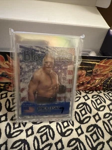 2012 Topps Finest Ufc - Bloodlines Brock Lesnar #Bl-Bl Blue X-Fractor /188 - Picture 1 of 3