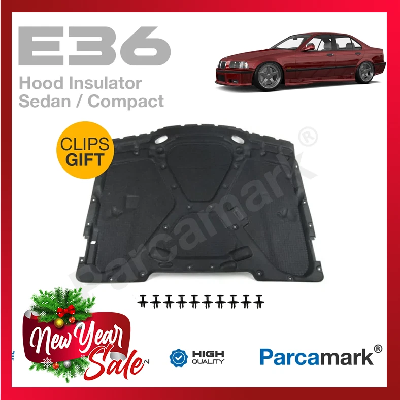 BMW E36 capó aislador con clips - sedán / compacto (1990-2000) - 51481915964 Foto 1 de 4