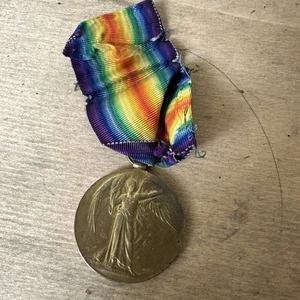 WWI Victory MEDAL to Pte TJ Evans Crystal Brook South Australia 27th BTN AIF KIA - Bild 1 von 5