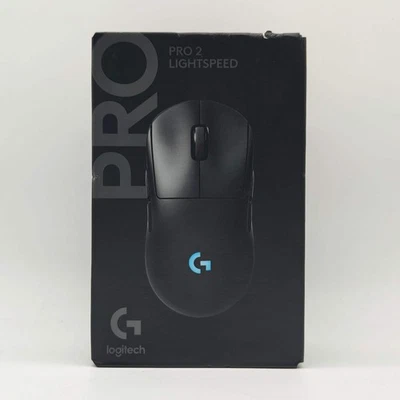 New Logitech Pro 2 Lightspeed Black Wireless Gaming Mouse 910-007246 For PC - Image 1 of 4