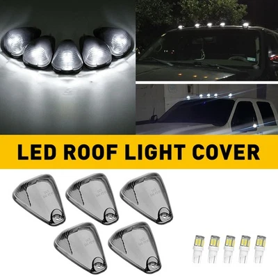 Smoke LED ROOF CAB MARKER FOG LIGHT FOR FORD 99-16 F250 F-350 F-450 F-550 PICKUP - Image 1 of 4