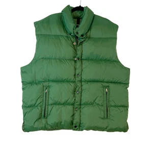 Old Navy Puffer Vest Men's XXL Green Snap Full Zip Pockets Outdoor Classic - Picture 1 of 6