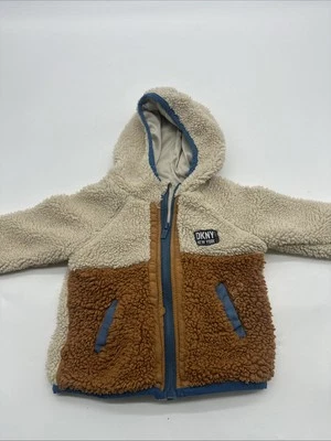 Suéter DKNY Juvenil Niño 18M Cremallera Completa Con Capucha..#30567 Foto 1 de 4