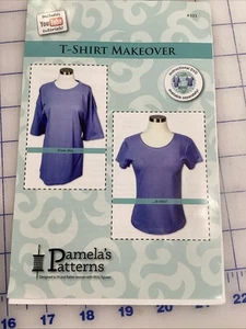 Pamelas Patterns Sewing Pattern T Shirt Makeover Women XS-XL - Picture 1 of 3