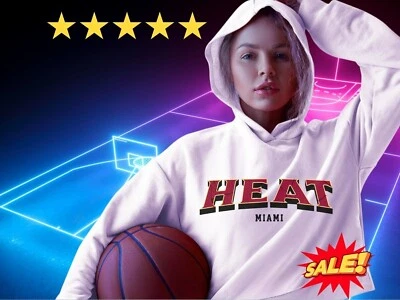 Sudadera con Capucha Recortada Miami-Heat Baloncesto Mujer, Damas Sudadera Recortada con Capucha Foto 1 de 4