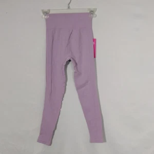 NWT Yogalicious Girls Seamless Icelyn Leggings Fair Orchid Purple Size Large(12) - Picture 1 of 12