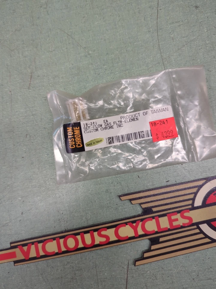 Custom Chrome - 18241 - Element for See-Flow Glass Fuel Filters - Image 1 of 3