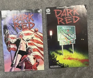 Set of 2 Dark Red Comic Books Flyover States & Territorial Pissing - Picture 1 of 8
