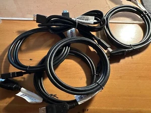 LOT OF 5 Genuine HP 6 ft. HDMI Male/Male Cables - New - 5K0H43501 917453-002 - Picture 1 of 2