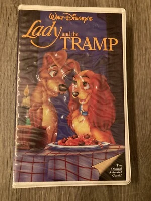 Walt Disney’s Lady and the Tramp 1955 (VHS-1987) Black Diamond Classics - Image 1 of 3