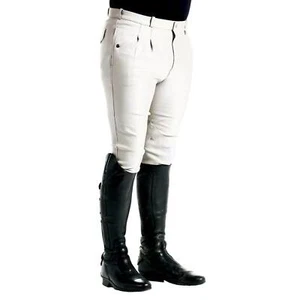 Hy Equestrian Jakata Mens Breeches - White - 36 - Picture 1 of 2