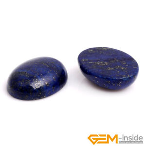 Blue Lapis Lazuli Gemstone CAB Cabochon Loose Beads For Jewelry Making 5Pcs YB