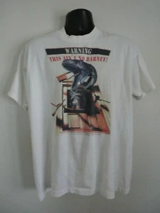 Slash Guns & Roses WHITE NOT BARNEY T-Shirt OWNED BY SLASH SAUL HUDSON - Bild 1 von 4