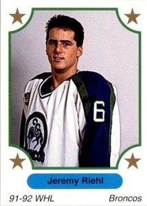 1991-92 7th Inning Sketch WHL - Jeremy Riehl #179 (RC) - Bild 1 von 2