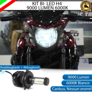 LAMPADA LED H4 6000K 9000 LUMEN CANBUS SUZUKI GSX-S 750 Z YUNGEN MOTO NO AVARIA - Foto 1 di 4