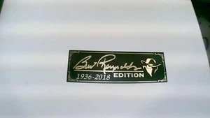 Authentic Burt Reynolds Edition Smokey & Bandit Solid Brass Plaque Made In USA. - Picture 1 of 10