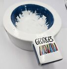 Vintage Cendrier En Ceramique Georges  Monin