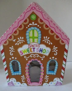 Gingerbread House Kit,  Santa's Sweet Shop, OR Halloween House, 9-Cookie Cutters - Picture 1 of 6