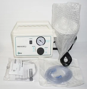 New Ohio Medical Care-e-Vac 3 Portable Suction unit W/ accessories ready for use - Picture 1 of 8