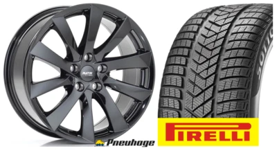Winterräder 18" Zoll Tesla Model 3 P106 schwarz 8,5x18 Pirelli T0 PNCS BLE NEU - Bild 1 von 4