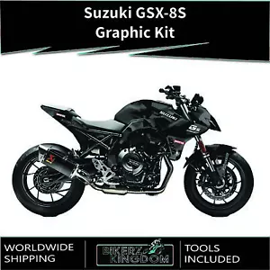 Suzuki GSX-8S 2023-2024 Grafik Kit Camo Schwarz Decal Set - Bild 1 von 2