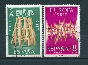 ESPAÑA 1972—EUROPA CEPT—SERIE COMPLETA—SELLOS USADOS (o) TIMBRES OBLITÉRÉS - Imagen 1 de 1