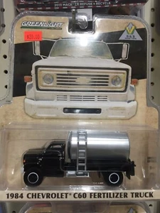 1:64 Greenlight 1984 Chevy C60 Fertilizer Truck Black - Picture 1 of 1