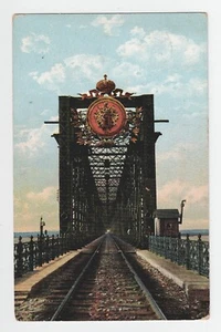 Russia Railroad Bridge Tsar Peter 1 Postcard 1913 CV $15 B-2 - Picture 1 of 2