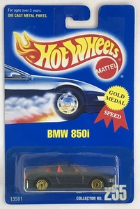 1994 Hot Wheels Blue Card Main line BMW 850i Gold Medal Speed #255 13581 - Picture 1 of 2