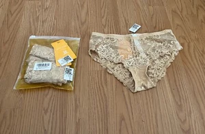 Wingslove 3er Pack Damen hochwertige sexy Spitzen Hipster Höschen (nude) Gr. XS - Bild 1 von 10