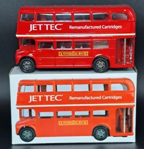 Motormax 61061 - Autobús de Londres - Publicidad Jet Tec rara - 5" de largo - Imagen 1 de 14