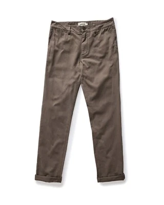 NWT Taylor Stitch The Slim Foundation Pant in Organic Espresso MSRP $125 - Image 1 of 4