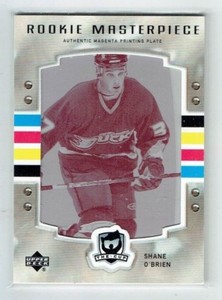 06-07 UD Upper Deck The Cup  Shane O'Brien  1/1  Printing Plate  Rookie