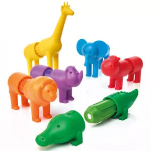 SmartMax - My First Safari Animals, Magnetic Discovery Play Set, 18 pieces, 1-5 - Picture 1 of 5