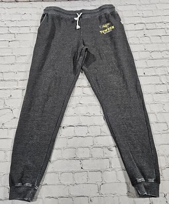 TOWSON UNIVERSITY синие 84 тренировочные штаны для бега серые карманы на шнурке женские XL - Изображение 1 из 4