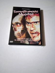 DVD "TERRORIFICAMENTE MUERTOS" COMO NUEVO UNIVERSAL SAM RAIMI BRUCE CAMPBELL - Imagen 1 de 2