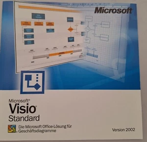 Microsoft  Visio Standard 2002 - Windows - Deutsch - Bild 1 von 2