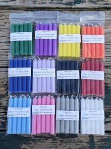 Unscented .5 inch Diameter Chime Candles: 4 Inch Height for Spells- (5-pack) - Picture 1 of 14